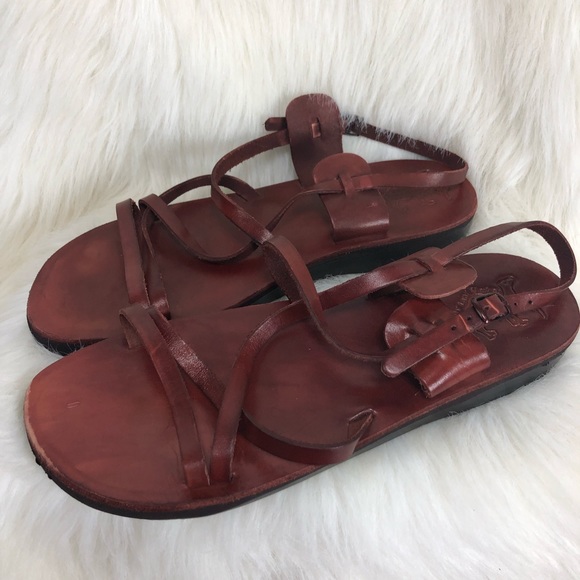 Holy Land Market camel leather sandals. Size 50/13 - Picture 3 of 6